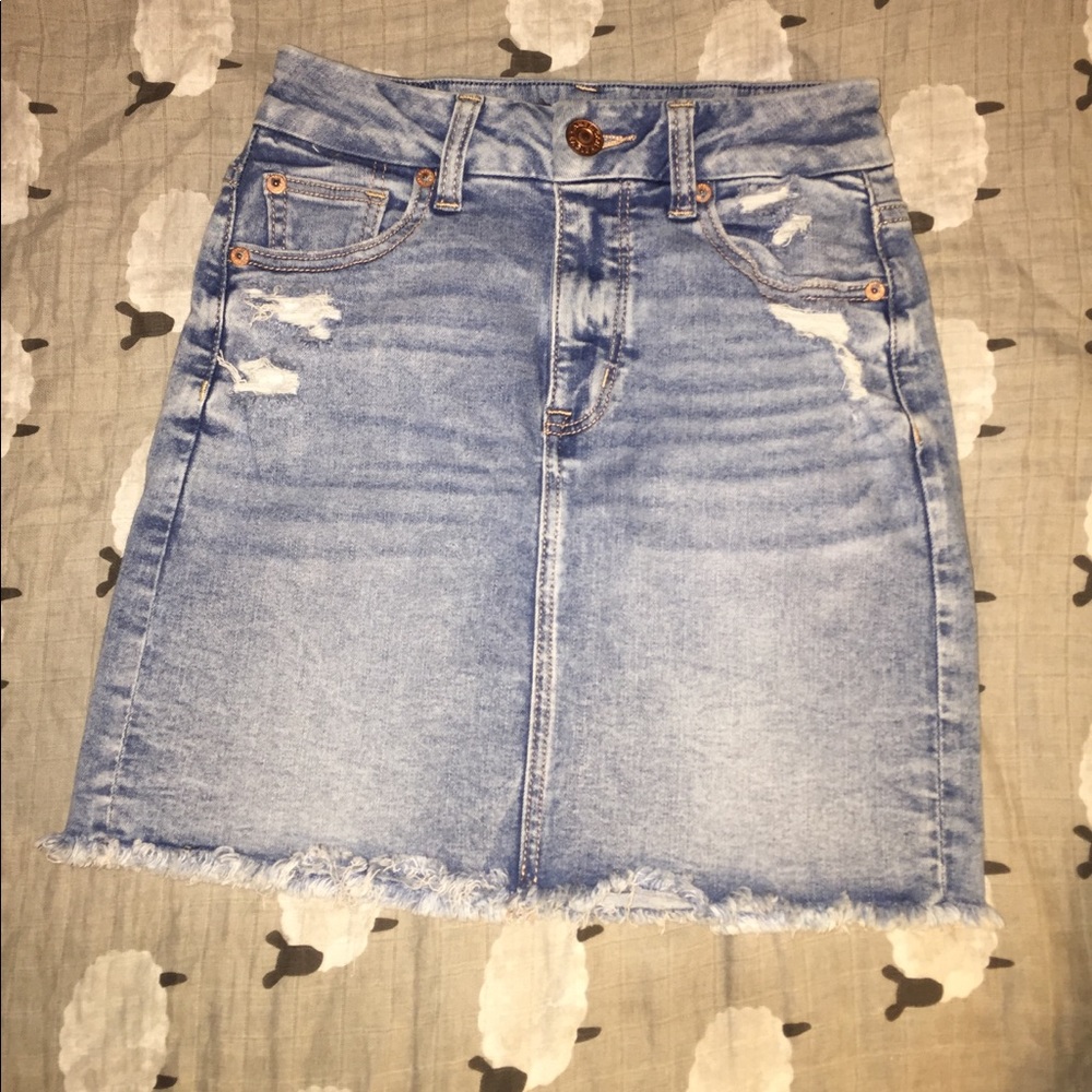 American eagle denim skirt
